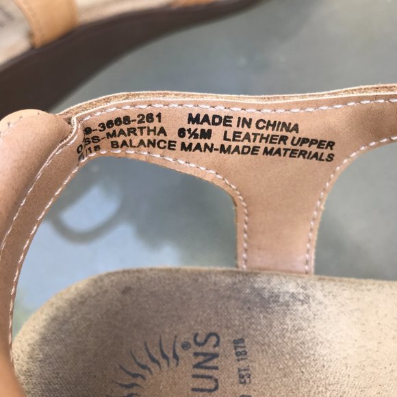 G.H BASS  & CO. SUNJUNS sandals in 6.5 M - Picture 6 of 9